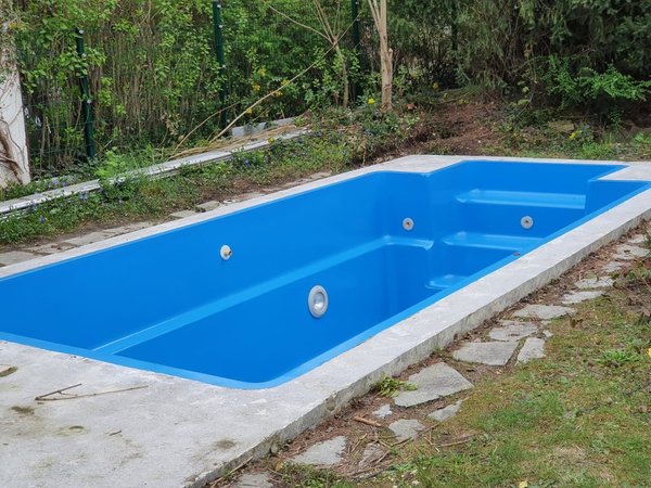 PROFI Schwimmbeckenfarbe Chlorkautschuk 5kg Karibiablau