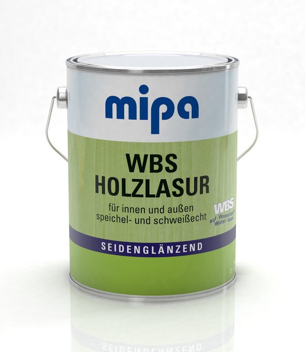 MIPA WBS Holzlasur wasserbasierend 2,5l Farbtonwahl