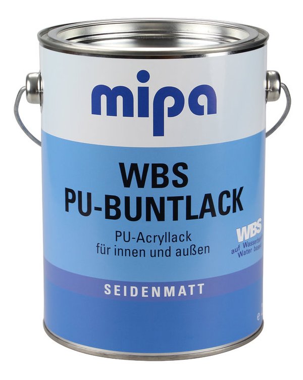 MIPA WBS PU Buntlack 3in1 seidenmatt 5l Weiß